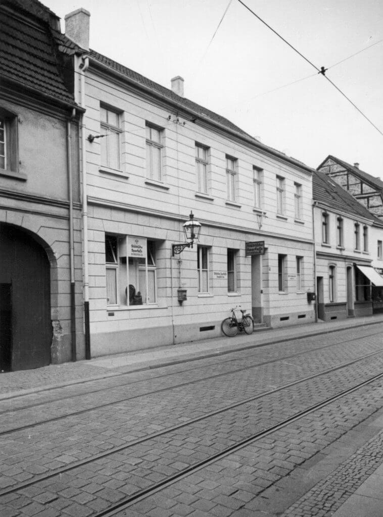 Rheinbabenstr. 110 im Jahre 1938 (Quelle: Der Oberbürgermeister, Stadtarchiv Krefeld)