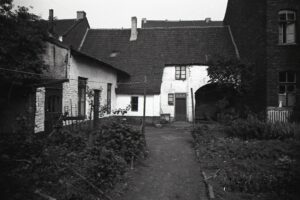 Rheinbabenstr. 119 rückwärtige Ansicht im Jahre 1939 (Quelle: Der Oberbürgermeister, Stadtarchiv Krefeld)