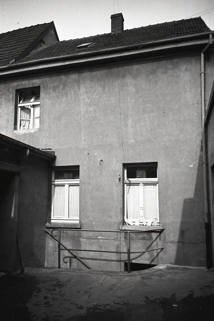 Rheinbabenstr. 129 rückwärtige Ansicht im Jahre 1939 (Quelle: Der Oberbürgermeister, Stadtarchiv Krefeld)