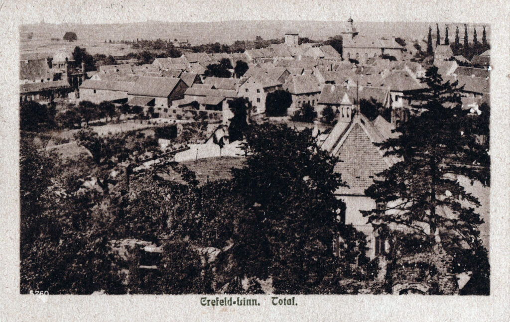 Blick von der Burg auf Linn - ca 1900